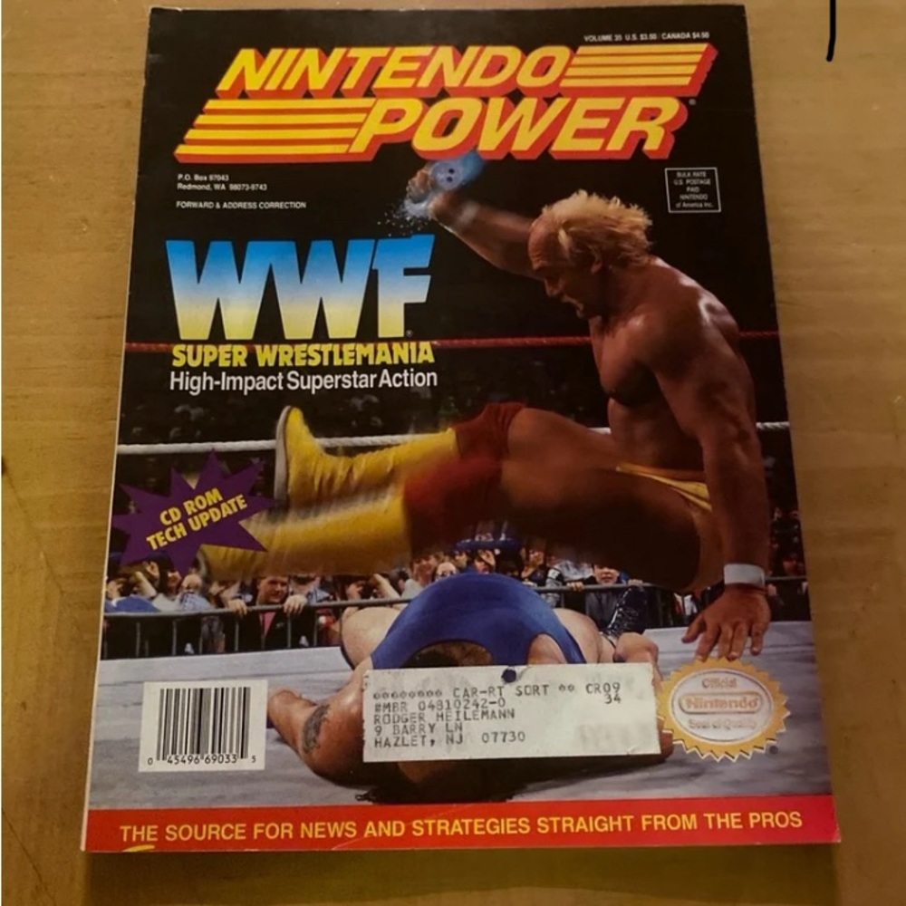 Nintendo Power Magazine - WWF Super WrestleMania Edition